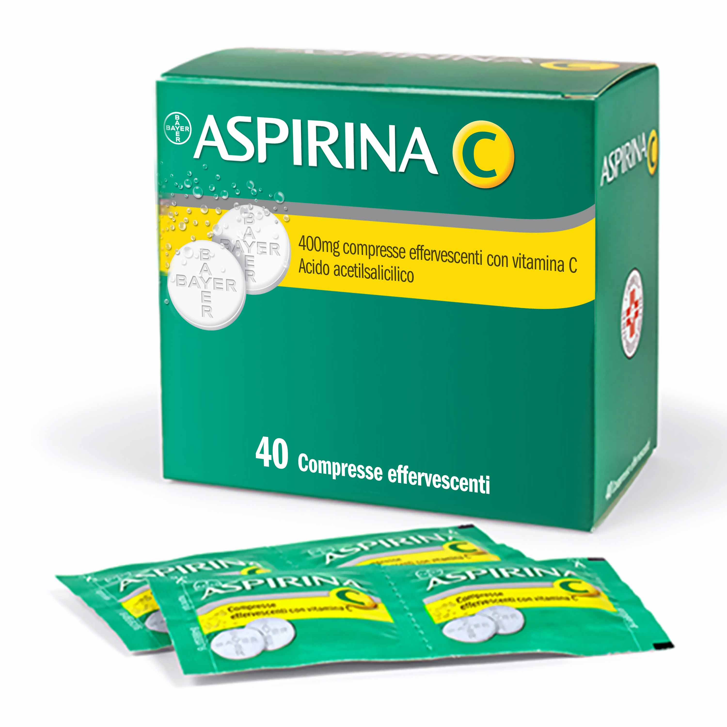ASPIRINA C*40CPR EFF 400+240MG - Farmastop