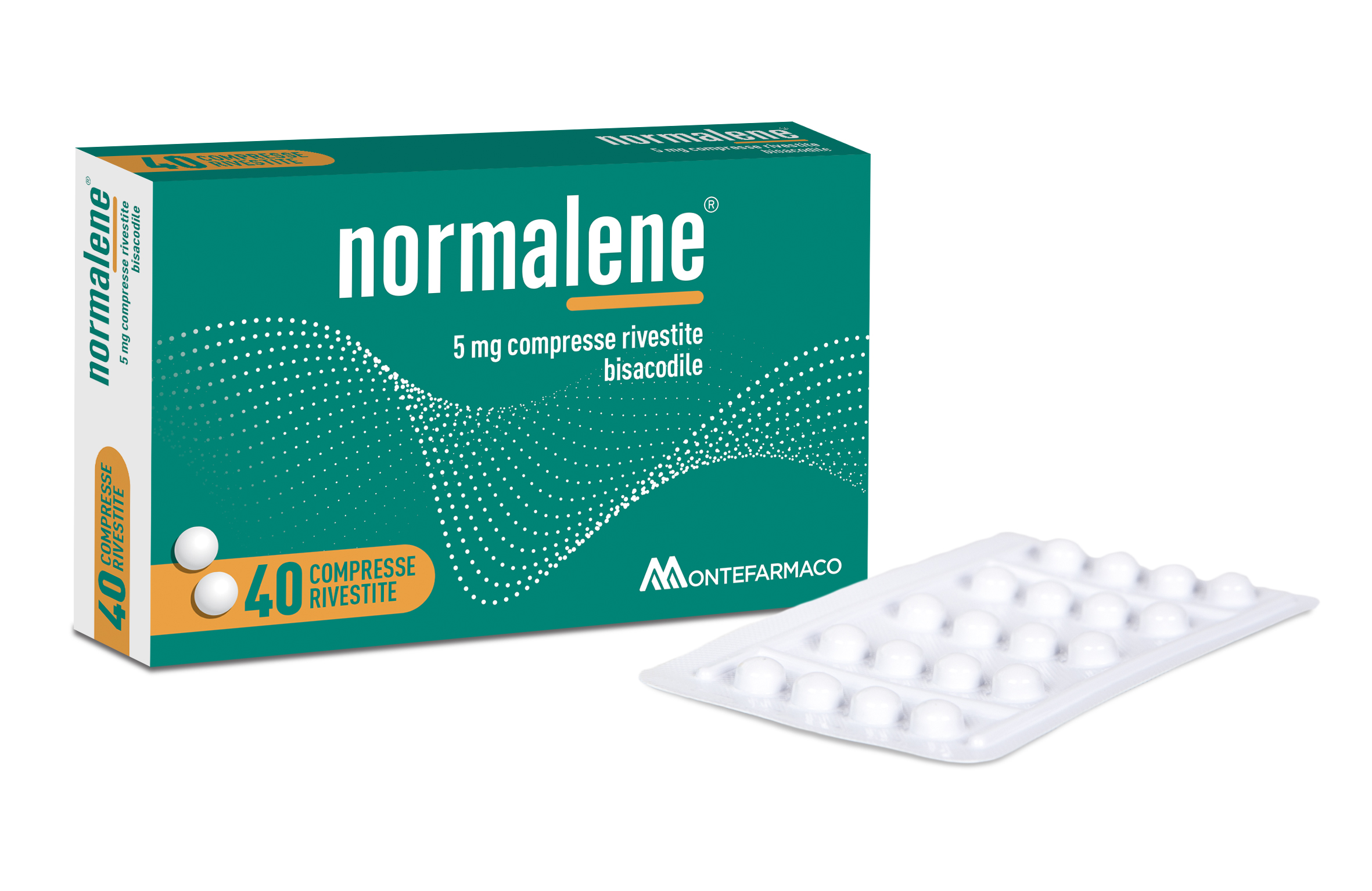 NORMALENE*40CPR RIV 5MG - Farmastop