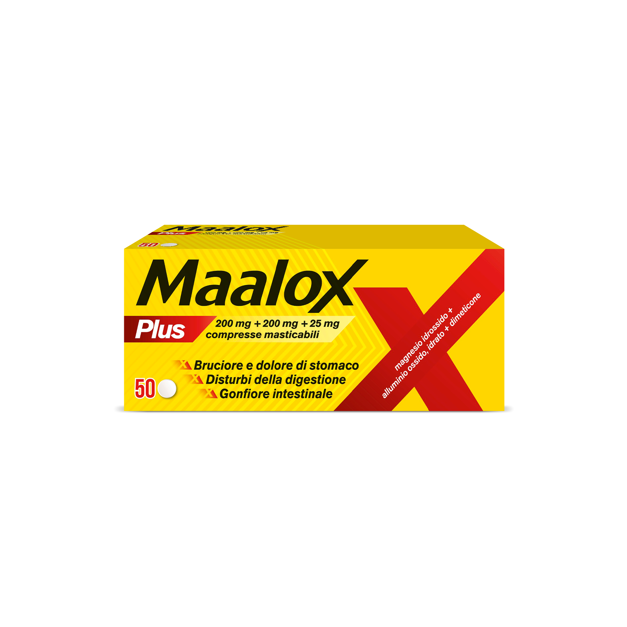 MAALOX PLUS*50CPR MAST - Farmastop