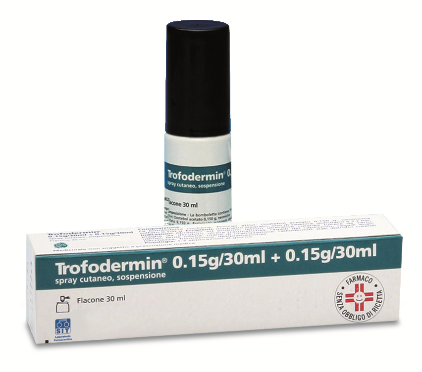 TROFODERMIN*SPR CUT 30ML 5%+5% - Farmastop