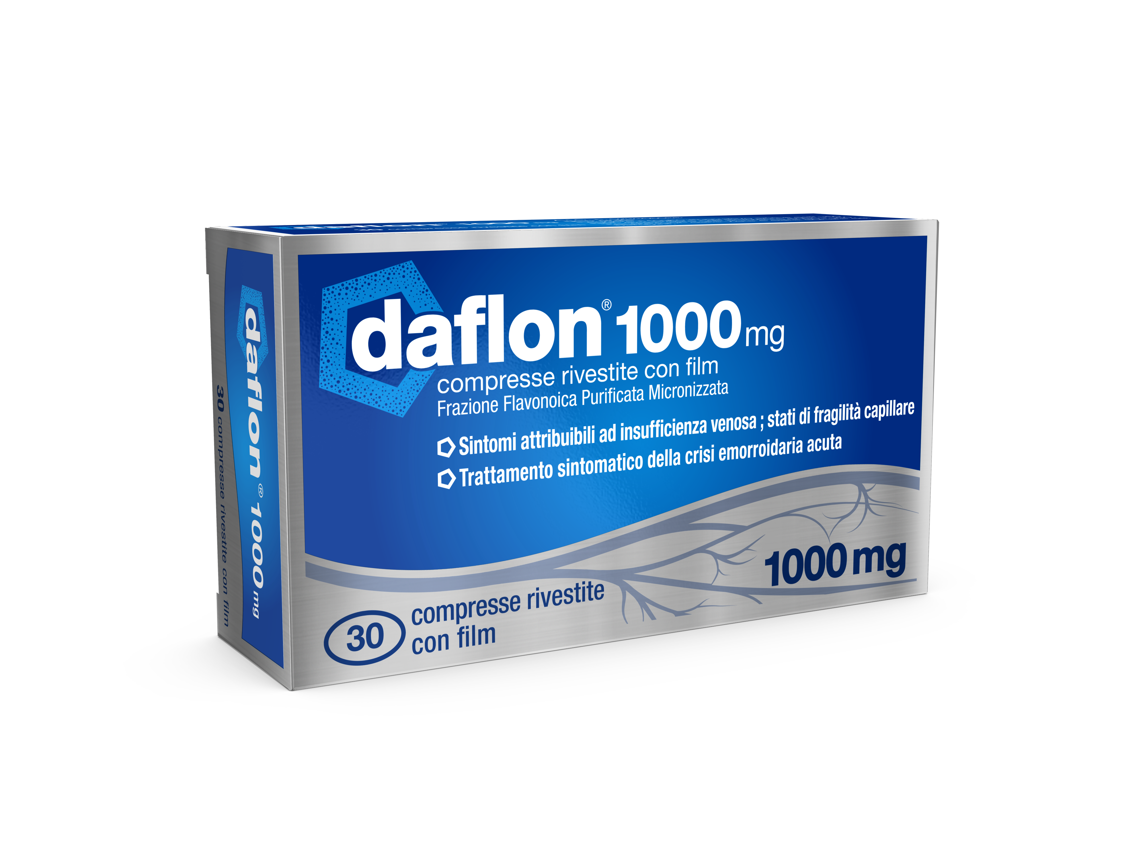 DAFLON*30CPR RIV 1000MG - Farmastop