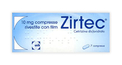 ZIRTEC*7CPR RIV 10MG - Farmastop