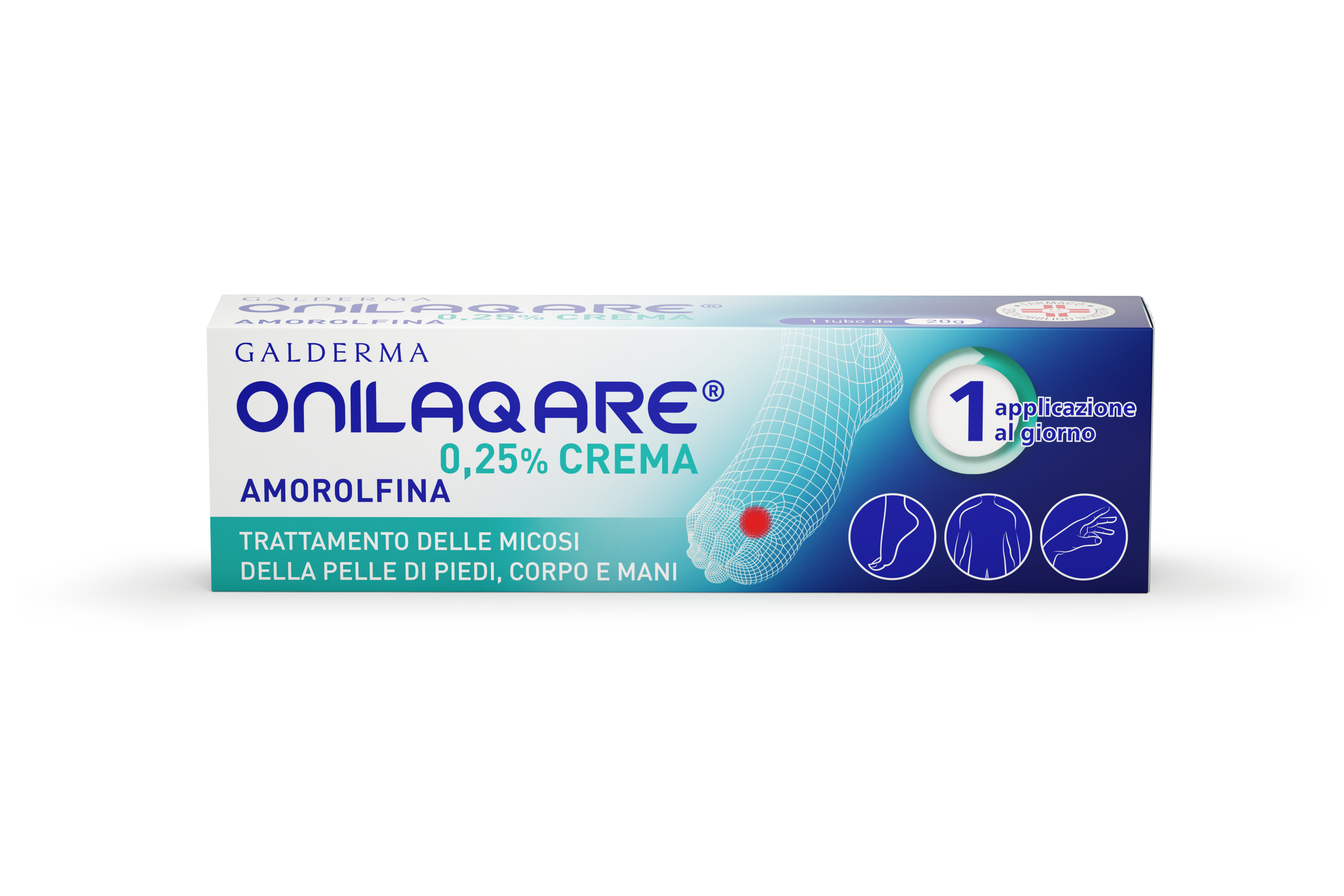 ONILAQARE*DERM CREMA 20G 0,25% - Farmastop