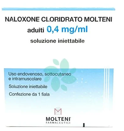 NALOXONE CLOR MOLT*F 0,4MG 1ML - Farmastop