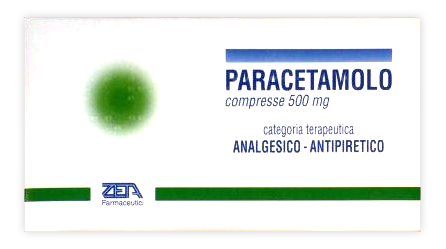 PARACETAMOLO ZETA*20CPR 500MG - Farmastop