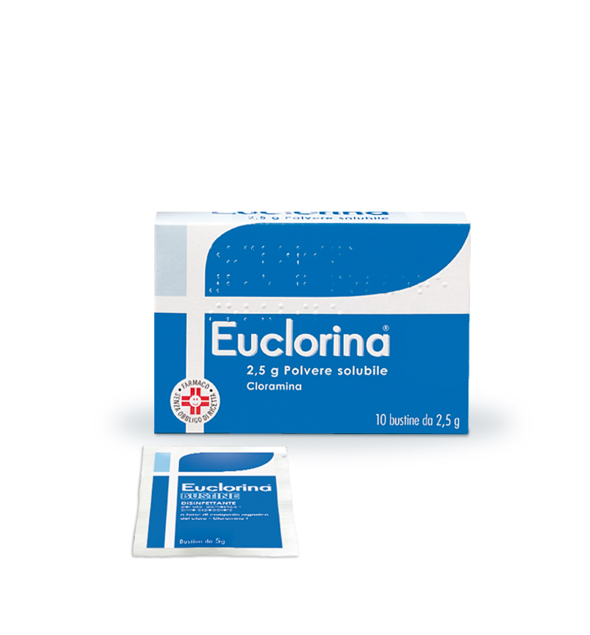 EUCLORINA*POLV SOL 10BUST 2,5G - Farmastop