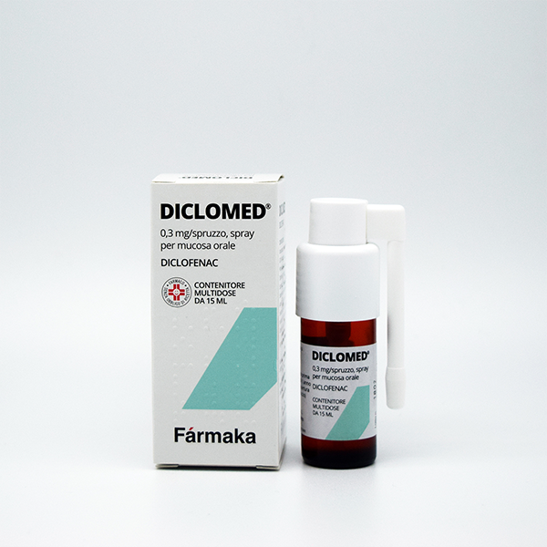 DICLOMED*SPRAY 15ML 0,3MG/DOSE - Farmastop