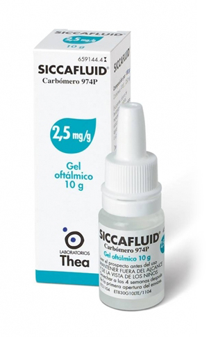 SICCAFLUID*GEL OFT 10G 2,5MG/G - Farmastop