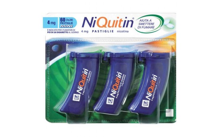 NIQUITIN*60PASTL 4MG MENTA FL - Farmastop