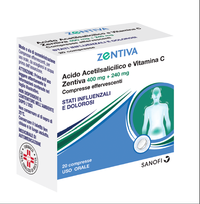 ACIDO ACETILS VIT C ZEN*20CPR - Farmastop