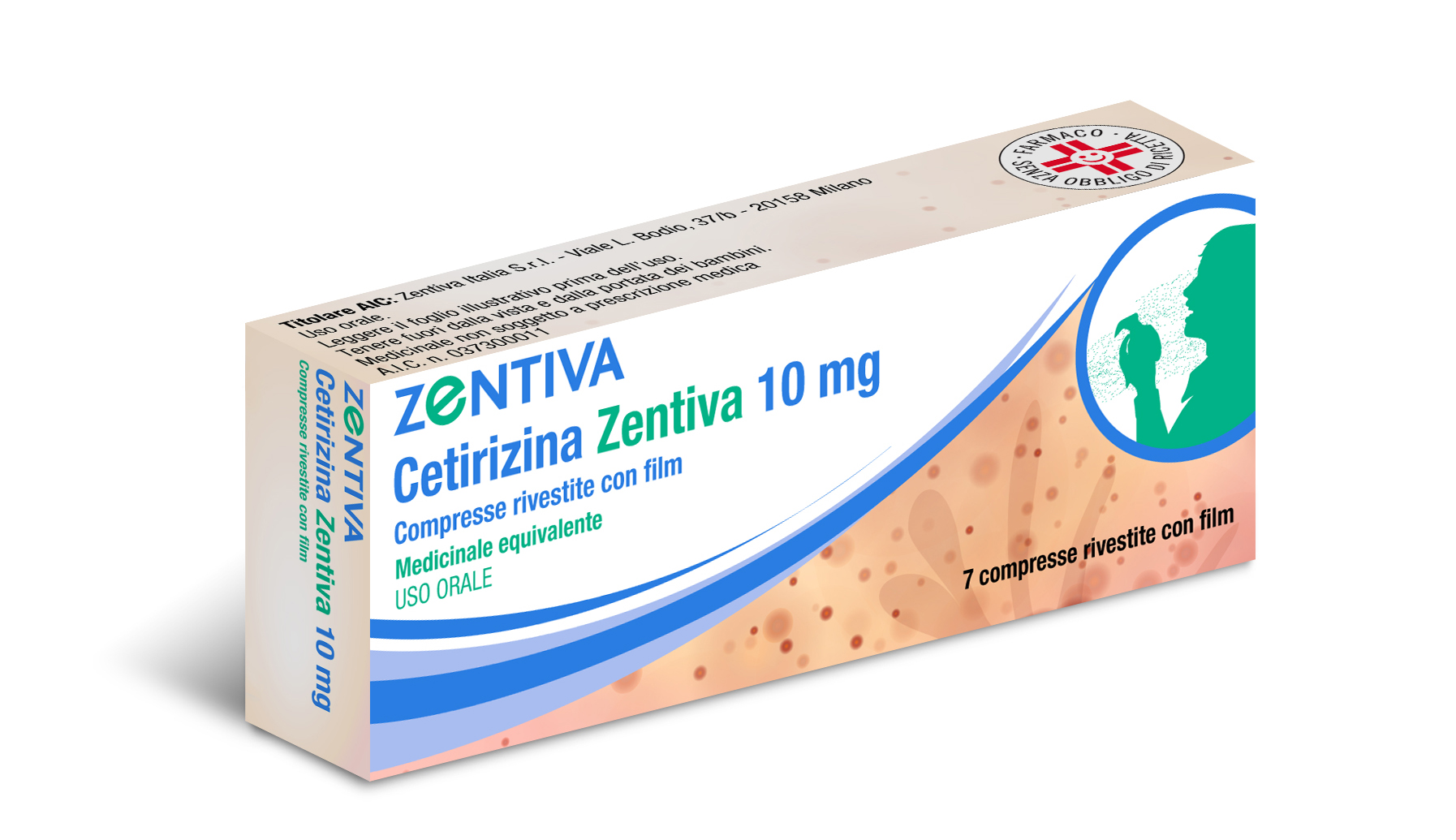 CETIRIZINA ZENT*7CPR RIV 10MG - Farmastop