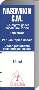 NASOMIXIN CM*GTT 15ML 2,5MG/ML - Farmastop