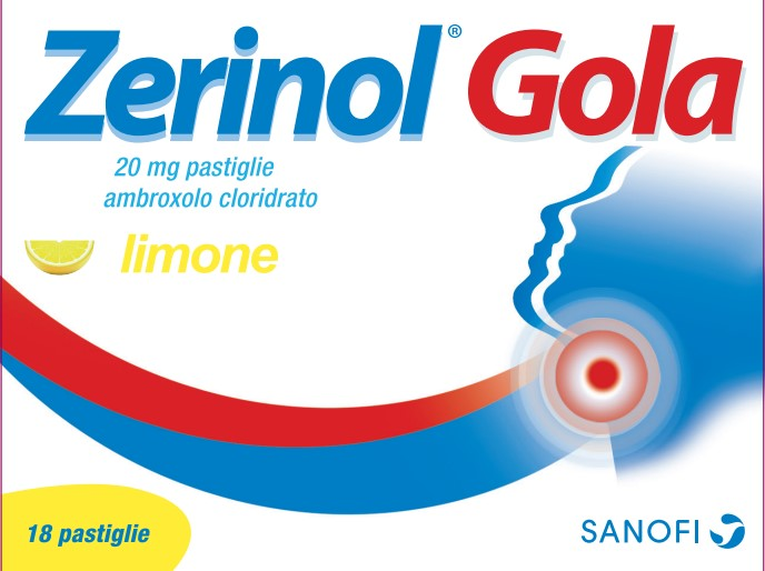 ZERINOL GOLA LIMO*18PAST 20MG - Farmastop