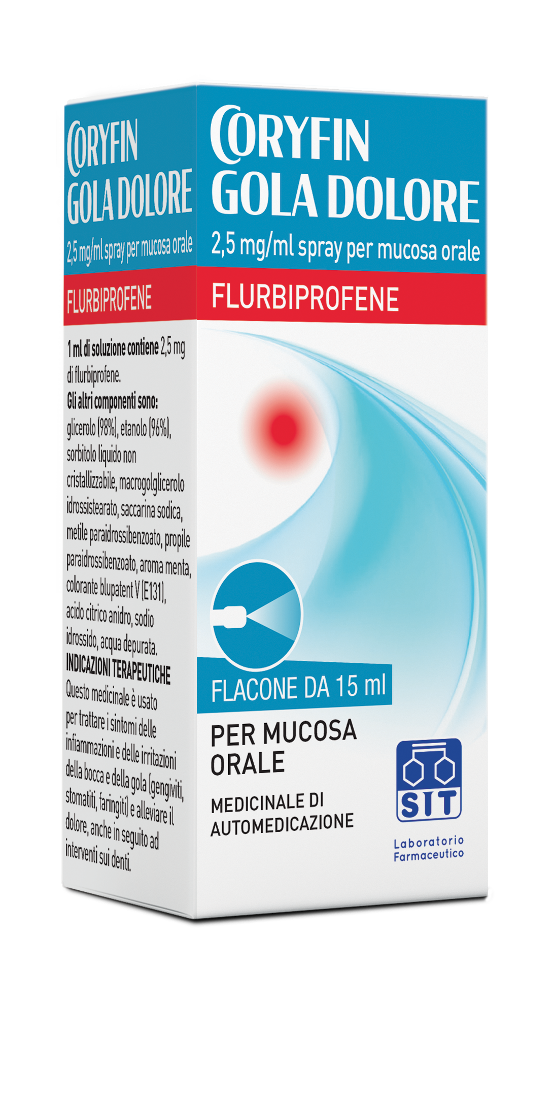 CORYFIN GOLA DOLORE*SPRAY 15ML - Farmastop