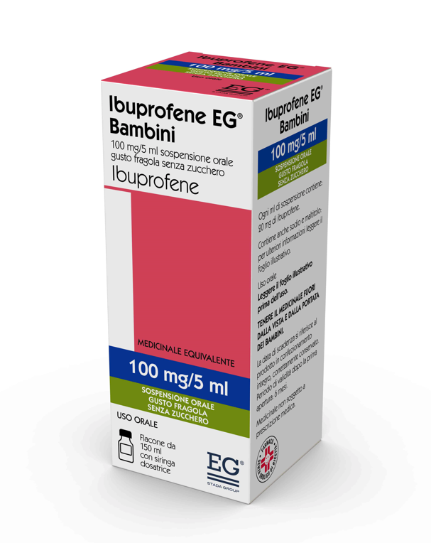 IBUPROFENE EG*FL 150ML FRAGOLA - Farmastop