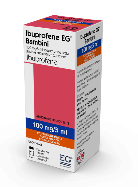 IBUPROFENE EG*FL 150ML ARANCIA - Farmastop
