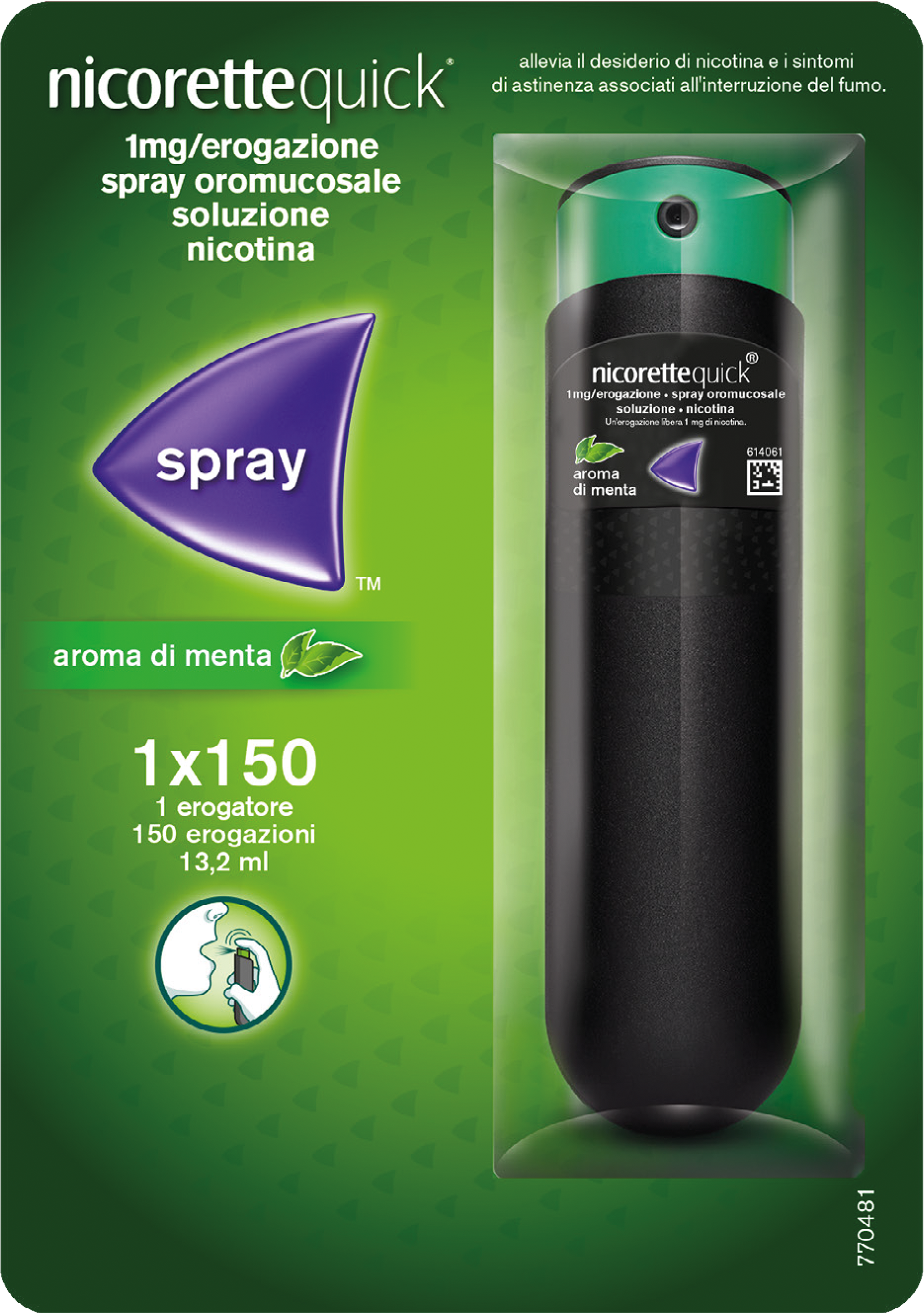 NICORETTEQUICK*SPRAY 1FL 150D - Farmastop