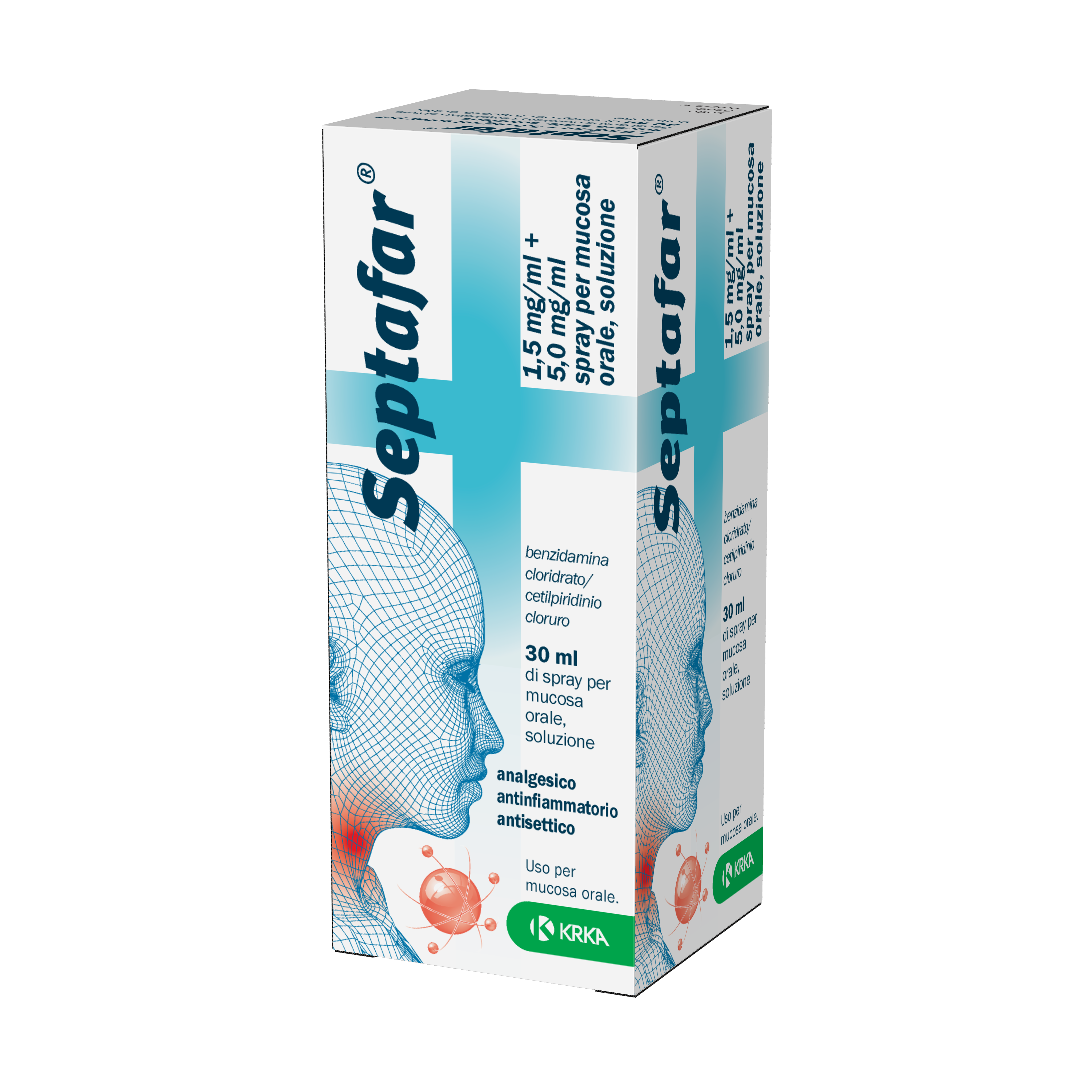 SEPTAFAR*SPRAY 1FL 30ML 250ER - Farmastop