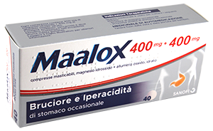 MAALOX*40CPR MAST 400MG+400MG - Farmastop