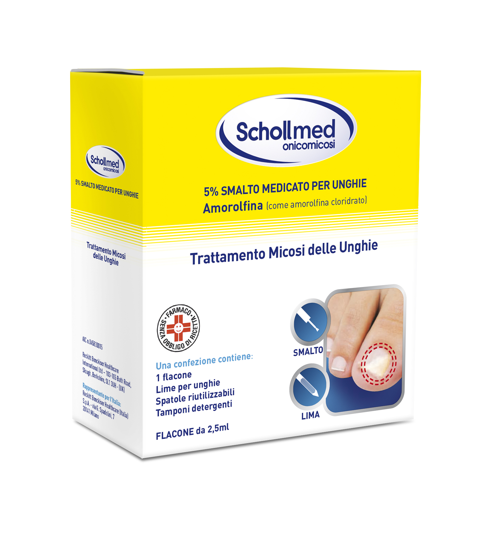 SCHOLLMED ONICOMICOSI*2,5ML 5% - Farmastop