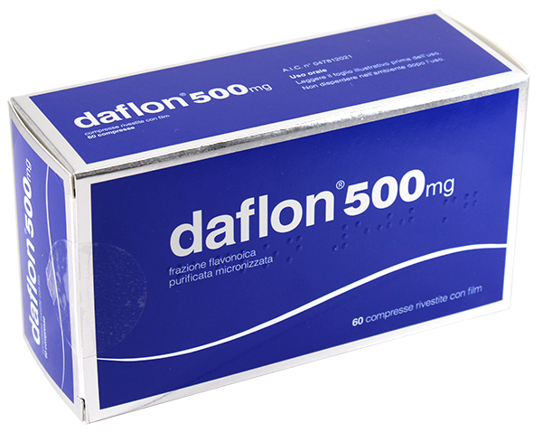 DAFLON*60CPR RIV 500MG - Farmastop