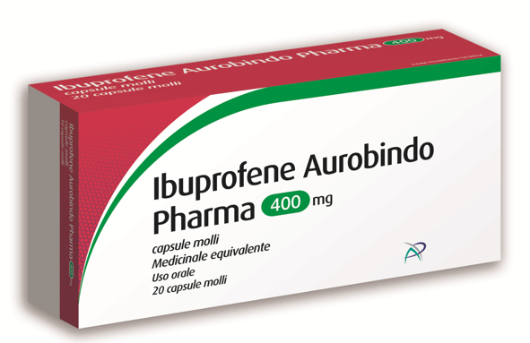 IBUPROFENE AUR*20CPS MOL 400MG - Farmastop