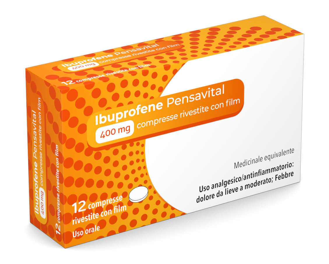 IBUPROFENE PENSA*12CPR 400MG - Farmastop