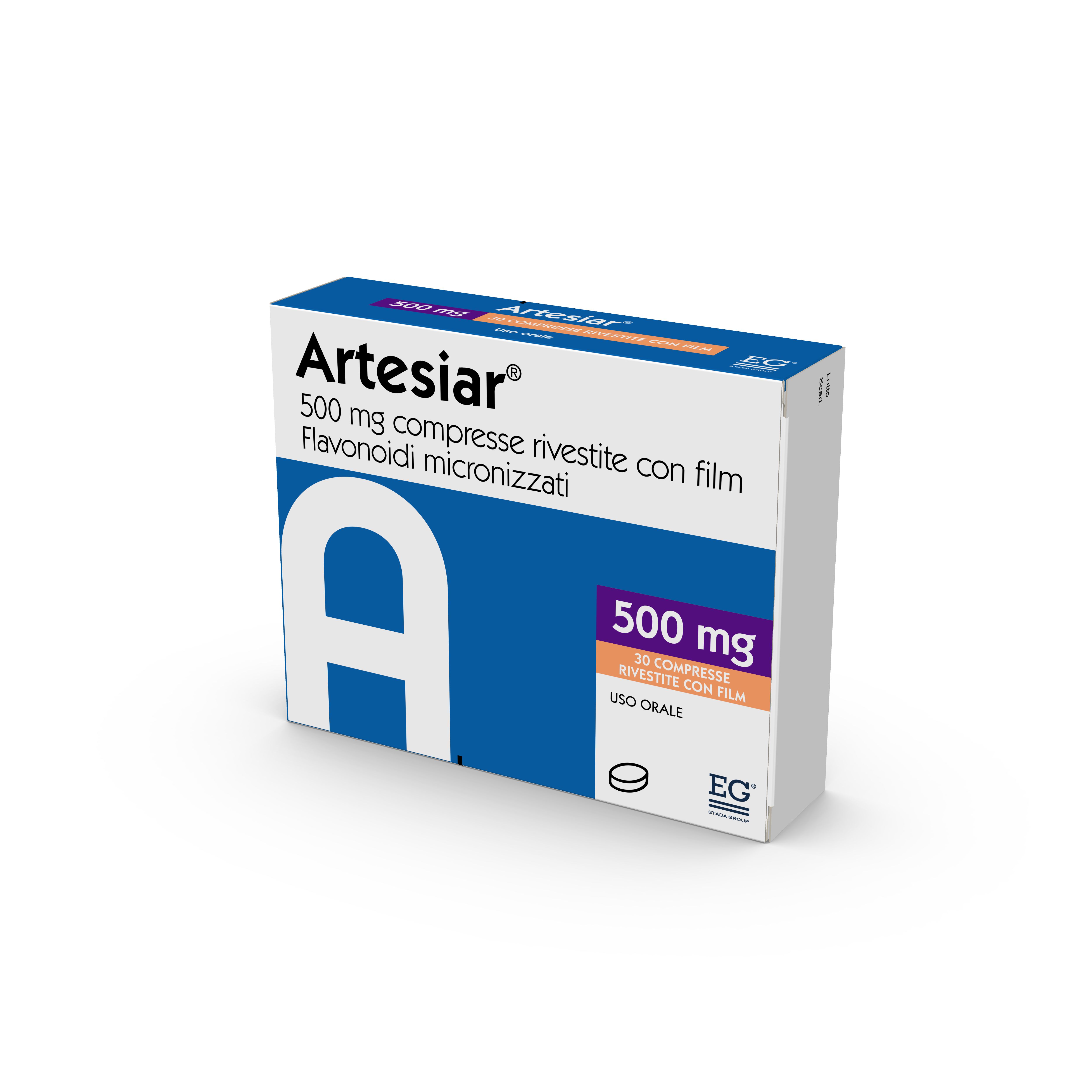 ARTESIAR*30CPR RIV 500MG - Farmastop