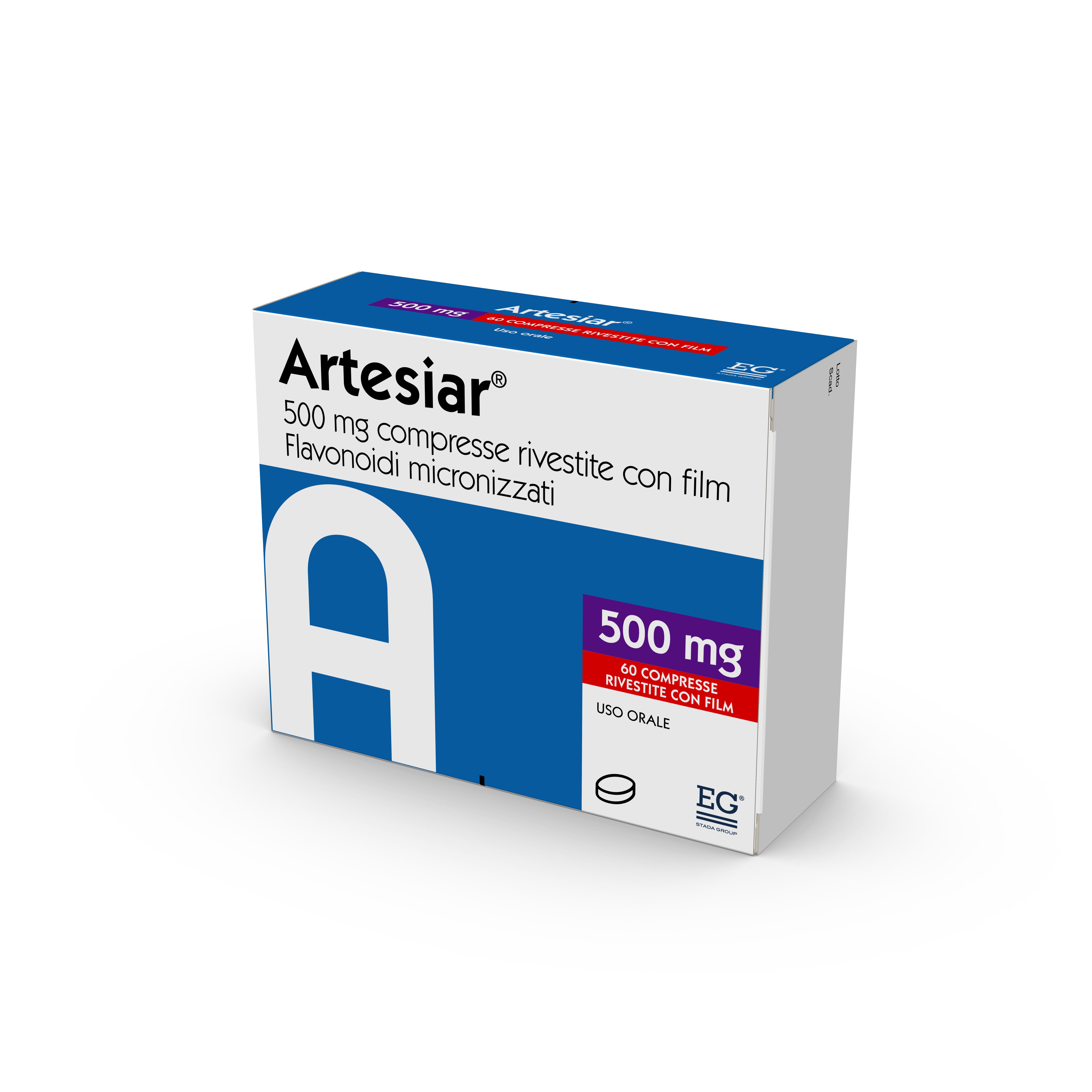 ARTESIAR*60CPR RIV 500MG - Farmastop