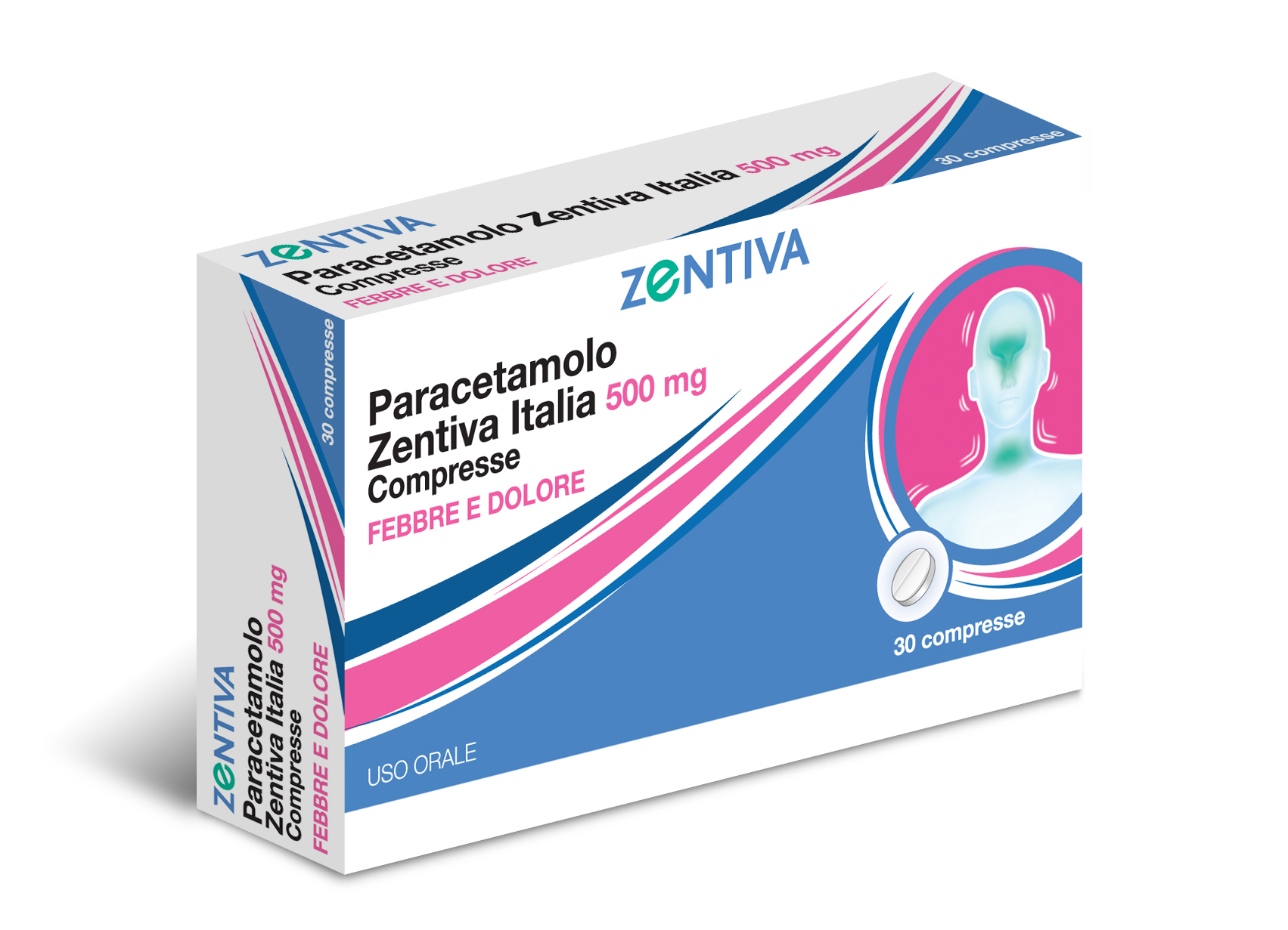 PARACETAMOLO ZEN*30CPR 500MG - Farmastop