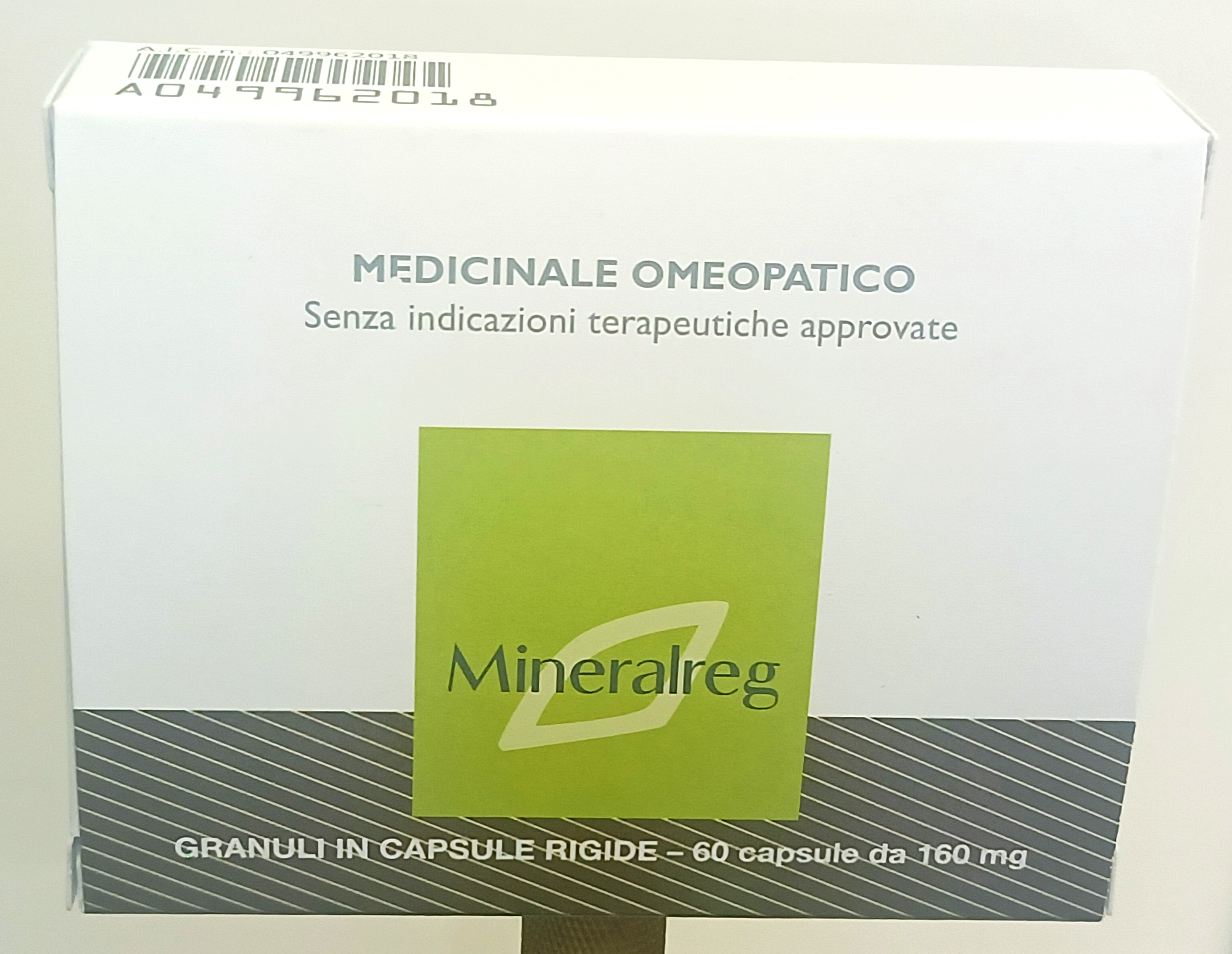 MINERALREG*60CPS 160MG - Farmastop