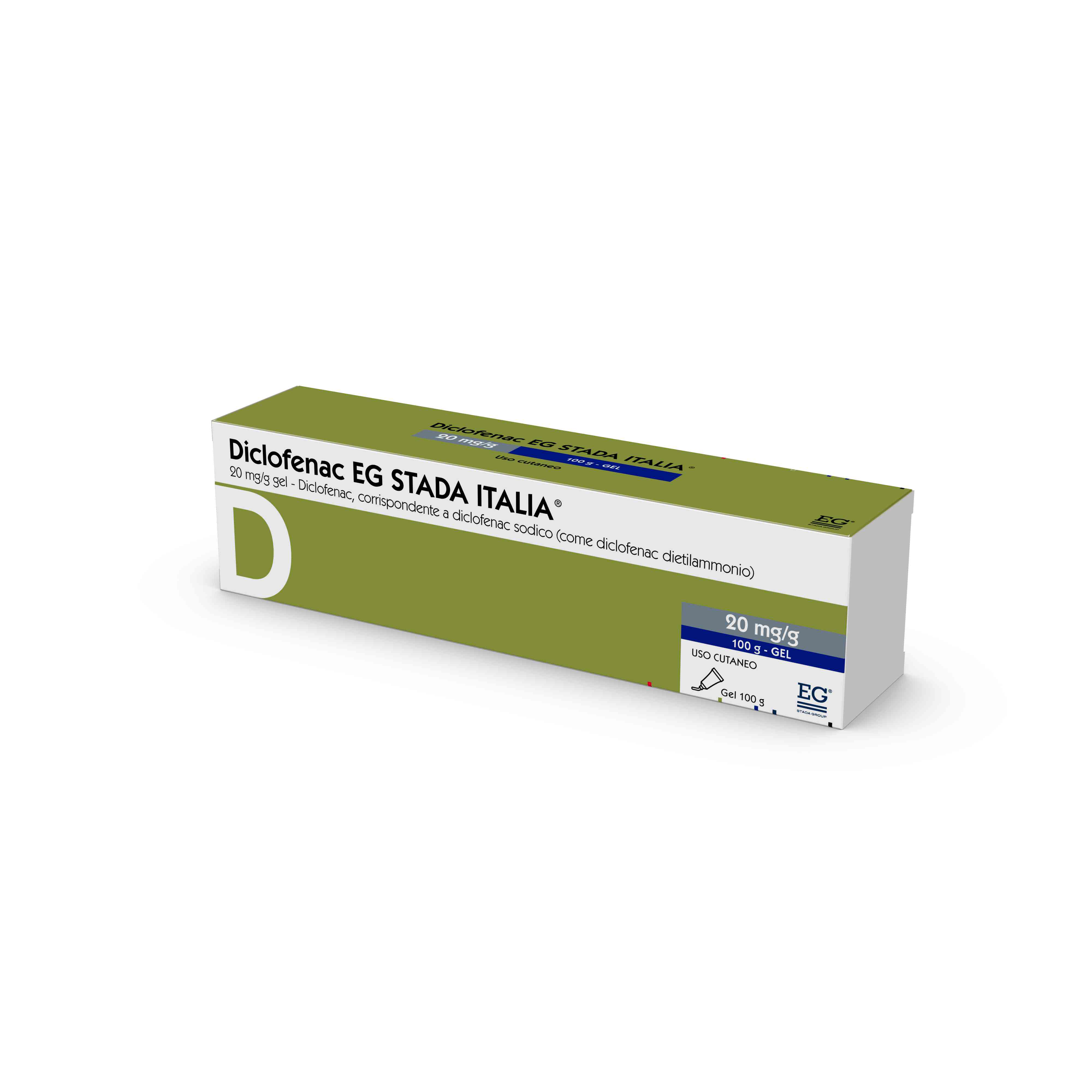 DICLOFENAC EG*GEL 100G 20MG/G - Farmastop