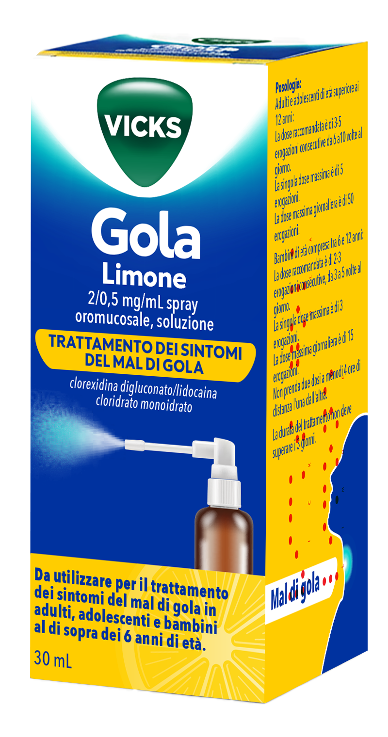 VICKS GOLA*SPR 30ML 2MG+0,5MG - Farmastop