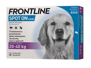 FRONTLINE*4PIP 20-40KG CANI - Farmastop