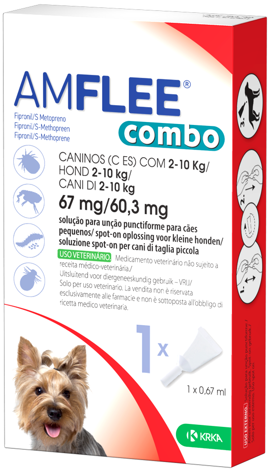 AMFLEE COMBO*1PIP 2-10KG CANI - Farmastop