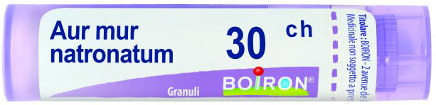 AURUM MURIATICUM NATR 30CH GRANULI - Farmastop