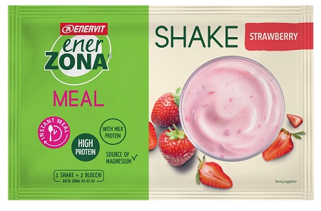 ENERZONA INSTANT MEAL FRAGOLA YOGHURT 1 BUSTA DA 50 GRAMMI - Farmastop