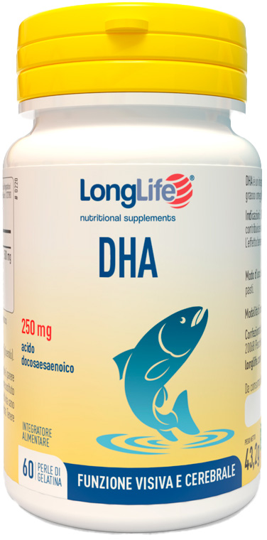 LONGLIFE DHA 200 MG 60 PERLE - Farmastop