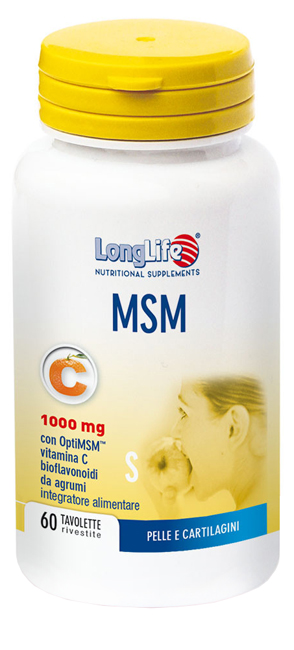 LONGLIFE MSM 1000 MG 60 TAVOLETTE - Farmastop