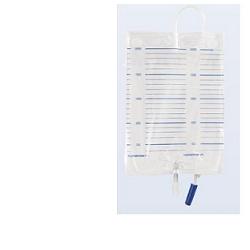 SACCA DA LETTO PER RACCOLTA URINA TUBO DI COLLEGAMENTO 90CM CON VALVOLA DI SCARICO CAPACITA' 2 LITRI - Farmastop