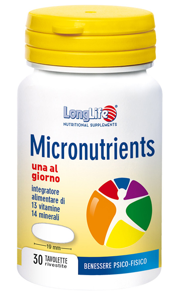 LONGLIFE MICRONUTRIENTS 30 TAVOLETTE - Farmastop