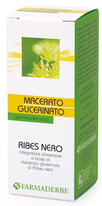 FARMADERBE RIBES NERO MACERATO GLICERINATO 50 ML - Farmastop