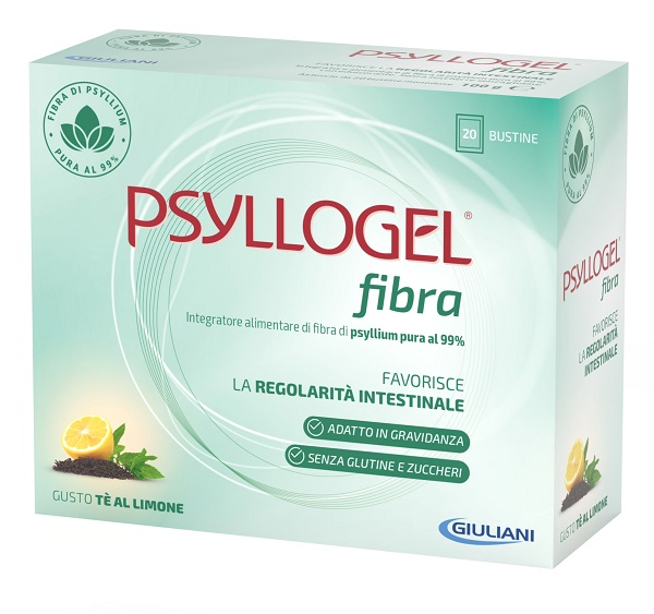 PSYLLOGEL FIBRA TE LIMONE 20 BUSTINE - Farmastop