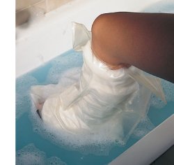 ACQUASTOP AVANBRACCIO COPERTURA RIUTILIZZABILE PER LA PROTEZIONE, DURANTE LA DOCCIA O IL BAGNO, DEGLI ARTI CON GESSI E BENDAGGI - Farmastop
