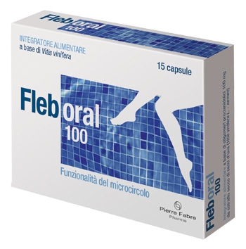 FLEBORAL 100 15 CAPSULE - Farmastop