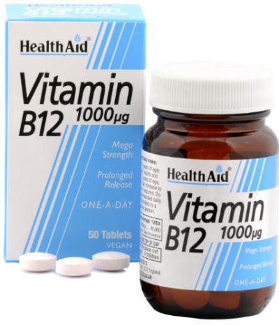 VITAMIN B12 1000 UG 50 CAPSULE 48,5 G - Farmastop