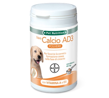 NEO CALCIO AD3 SOLUBILE SVILUPPO POLVERE BARATTOLO 200 G - Farmastop