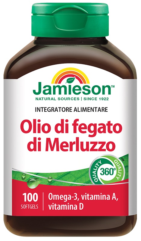 OLIO DI FEGATO DI MERLUZZO 100 PERLE - Farmastop