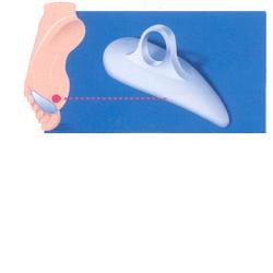 PODOGEL CUSCINETTO DITA MARTELLO MISURA MEDIUM 1 PAIO - Farmastop