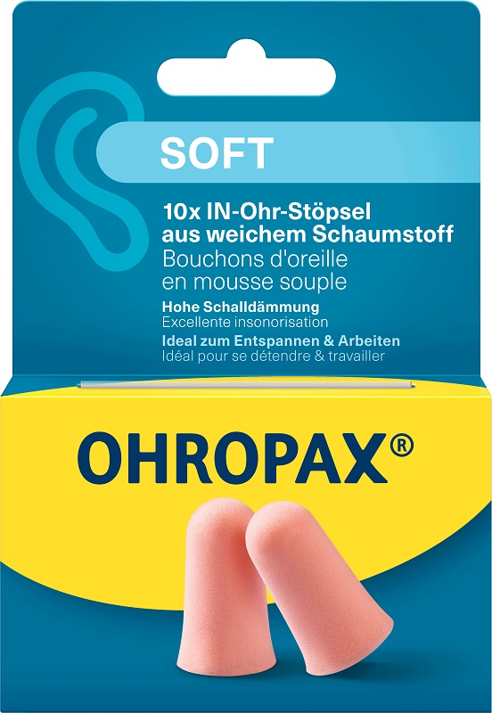 OHROPAX SOFT TAPPI AURICOLARI 10 PEZZI - Farmastop